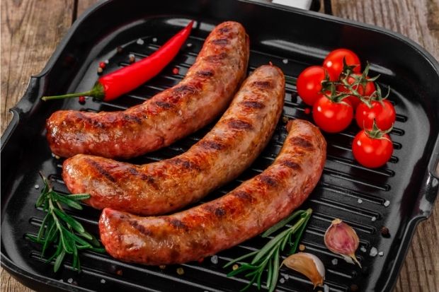 Three sausages that need to be checked if they're cooked