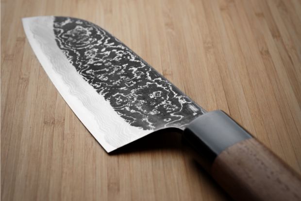 Damascus knife purchased after chef learned if Damascus knives are worth it