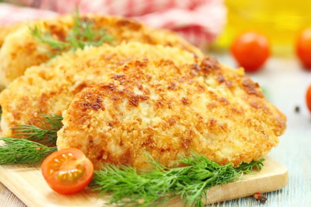 Fried chicken fillet made with bread crumbs that you can reuse if you have to