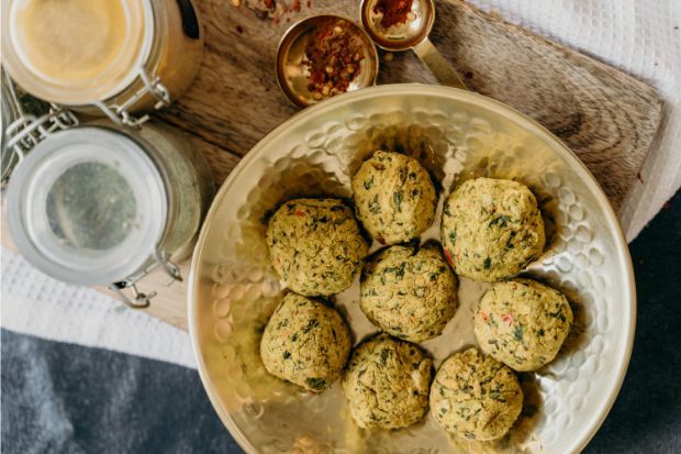 Falafel balls prepared after chef learned how to keep falafel from falling apart
