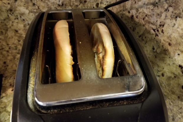 Bagels in a toaster purchased after buyer learned what the bagel button on a toaster does