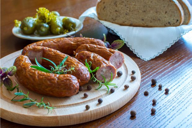 Country sausage that can work as a substitute for Cumberland sausage