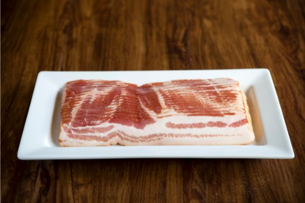 Pound of bacon that will lose weight when cooked