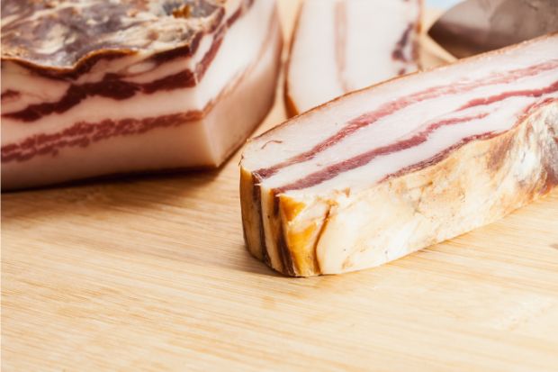 Pancetta that can be used as a salt pork substitute