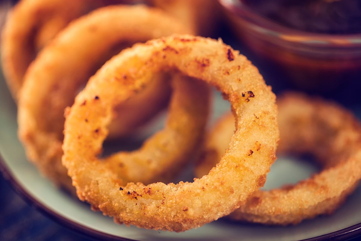 Onion rings prepared after cook learned how to reheat onion rings